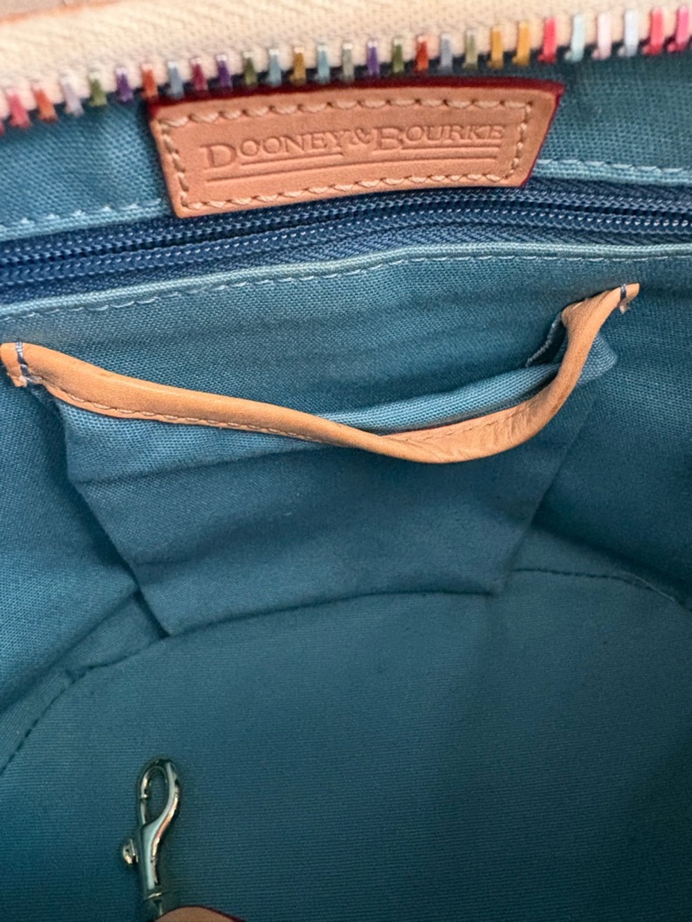 Limited Edition Dooney & Bourke Multicolor Disney Princess Canvas Shoulder Bag - Picture 11 of 14